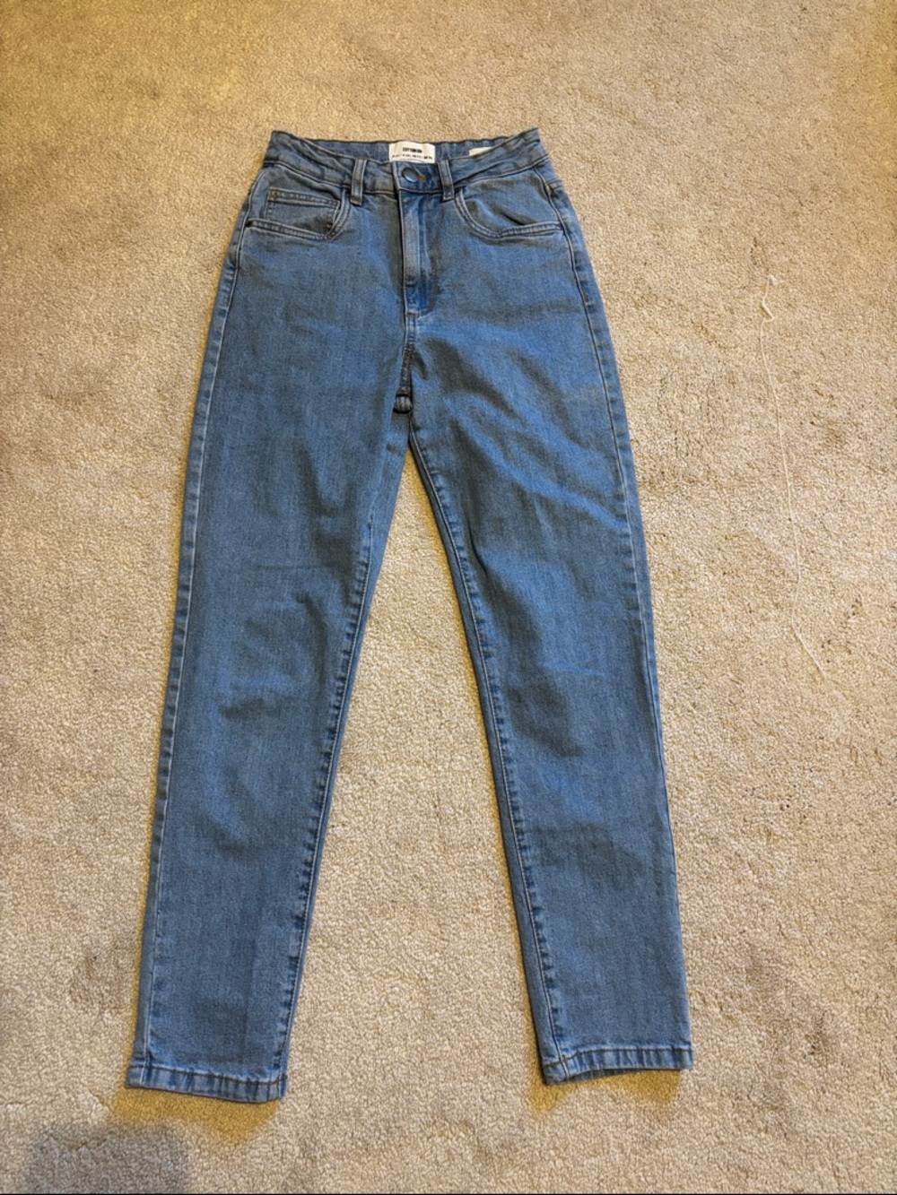 Cotton On High-Rise Blue Mom Jeans